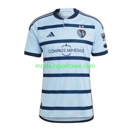 Koszulka Sporting Kansas City Domowe Stroje Piłkarskie 2023/24 Krótki Rękaw
